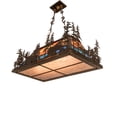 thumbnail image 6 of Meyda Tiffany 247796 6 Light 36" Wide Abstract Linear Pendant - Antique Copper / Burnished, 6 of 7