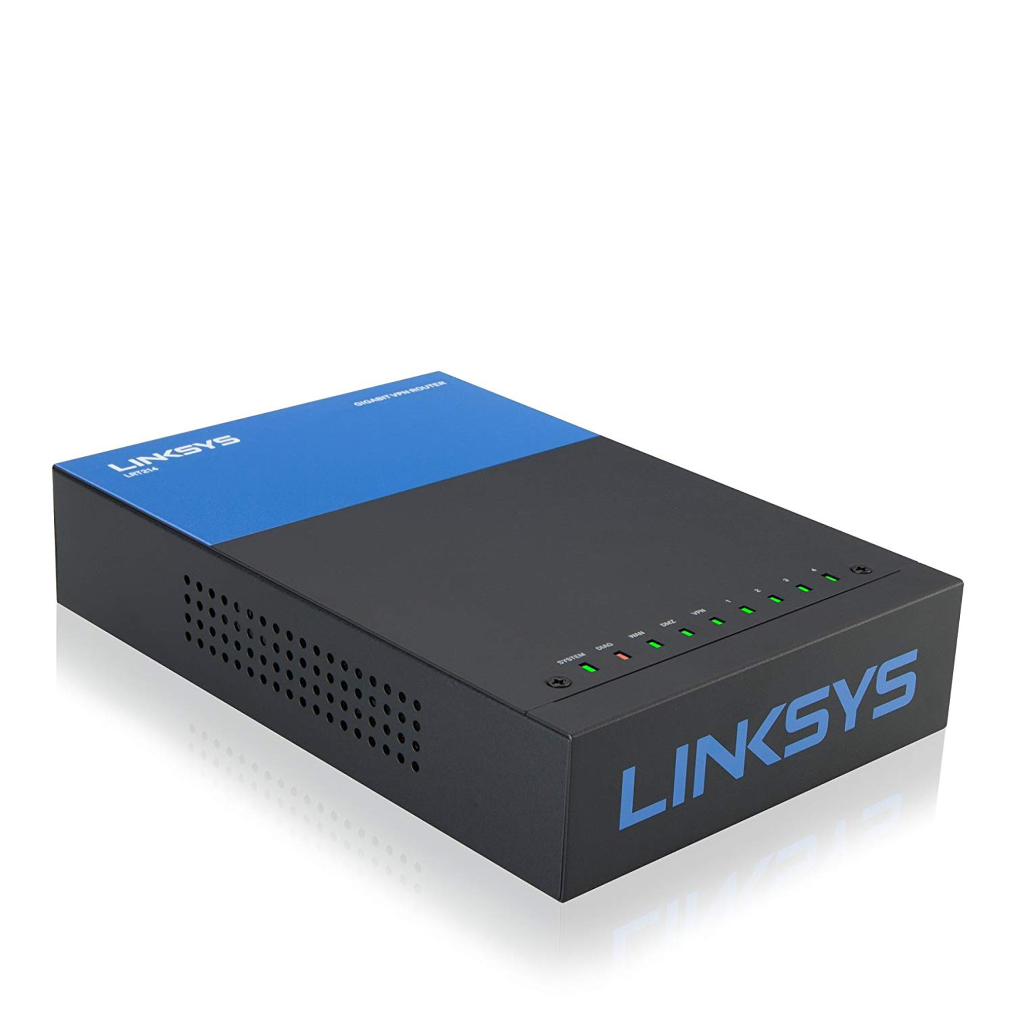 Linksys Business Gigabit VPN Router - 5 Ports - SlotsGigabit Ethernet - Desktop - image 3 of 4