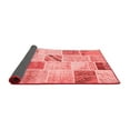 thumbnail image 2 of Ahgly Company Indoor Rectangle Patchwork Red Transitional Area Rugs, 8' x 12', 2 of 4