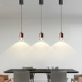thumbnail image 6 of FSLiving 7W Adjustable Levitate Pendnat Light Retractable Lift Ceiling Light Fixtures with Minimalist Modern Aluminum&Acrylic Shade Indoor Island Light Adjustable Wire Lamp,Brown - 1 Pack, 6 of 7