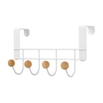 Clothes Hangers Over The Door Hooks Punch Frees Door Hook Clothes Hanger Door Cabinet Door Rack Clothes Hook Hanger Suitable For Kitchen Bedroom Living Room Study Bathroom Toilet And Office