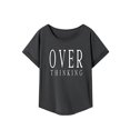 thumbnail image 1 of Camiseta para mujer con cuello redondo y ajuste regular, camiseta básica informal para acampar M, 1 of 7