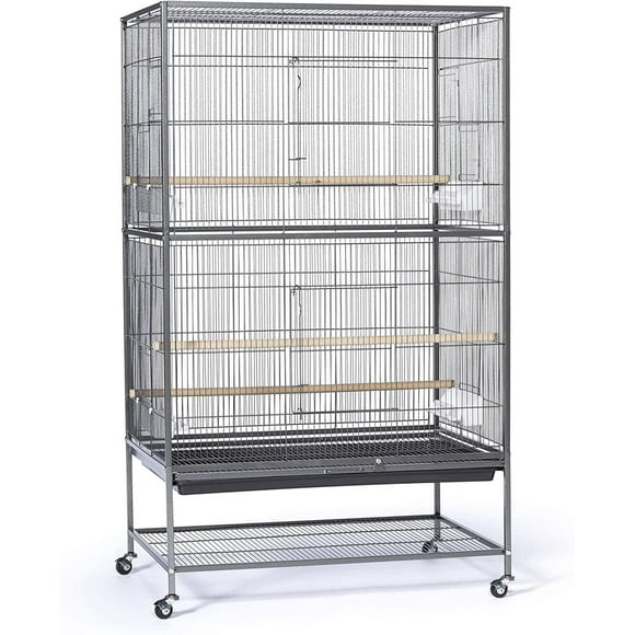 Prevue Pet Large Wrought Iron Flight Cage, Black