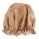 thumbnail image 1 of 1pc Double layer Satin Bonnet Sleeping Large Round Hat Women Night Hat Hair Salon Beauty for Women (Khaki), 1 of 3