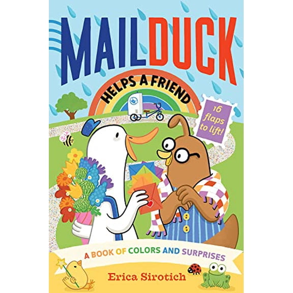 Pre-Owned Mail Duck Helps a Friend (a Mail Duck Special Delivery): A Book of Colors and Surprises (Board book) 1419765647 9781419765643