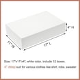 thumbnail image 2 of 12 Pack Large Gift Boxes with Lids 17x11x4 Inches Extra Deep Shirt Clothes Robe Sweater Box for Christmas Presents, Holidays, Birthday Wrapping White, 2 of 4
