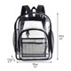 thumbnail image 2 of Mochilas transparentes, mochila transparente de 14 x 11 x 4,7 pulgadas, mochila pequeña transparente, mochila transparente, estética elegante, 2 of 7