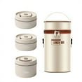 thumbnail image 4 of Food Warm Lunch Container,Stainless Steel Thermal Lunch Container Portable Thermal Bento Box Food Container, 4 of 8