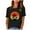 Black, variant on IROINNID Fashion Woman Basic Print Round-Neck Comfy Short Sleeve T-Shirt Loose Blouse Tops On Sale
