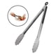 thumbnail image 1 of Pinzas de de silicona de acero inoxidable de 9 pulgad pulgad abrazadera de comida a de mango rgo que sirve pinza Soledad pinza de cocina, 1 of 10