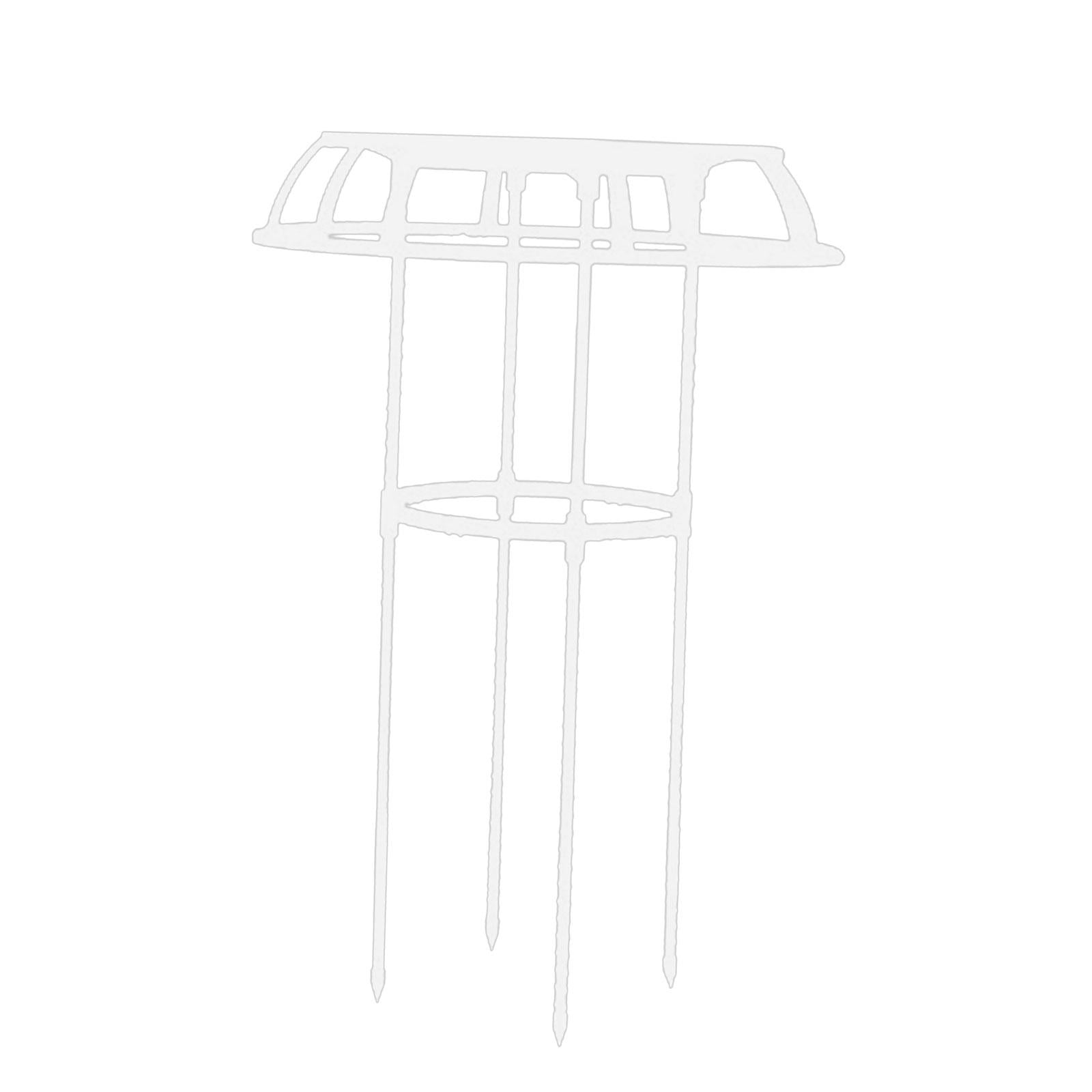 figatia Garden Trellis Plant Support Trellis Decorative Sturdy Tomato Cage,Metal Plant Trellis for Flowers Vines Cucumbers Vegetables 75x50cm