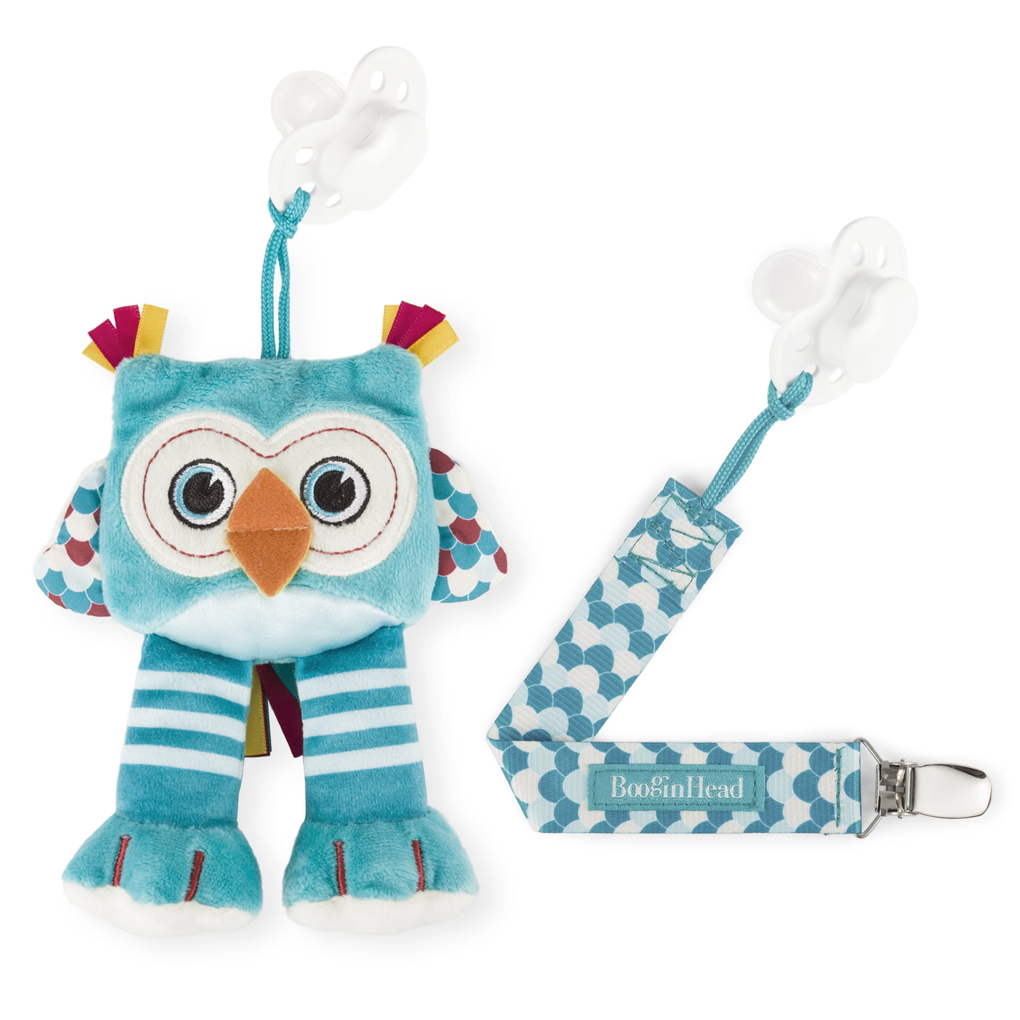 Blue BooginHead PaciGrip Pacifier Clip 2 piece