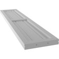 thumbnail image 6 of Ekena Millwork 10 1/2"W x 65"H Americraft Three Board Exterior Real Wood Two Equal Panel Framed Board-n-Batten Shutters (Per Pair), Primed, 6 of 9
