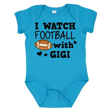 

Inktastic I Watch Football with My Gigi Gift Baby Boy Bodysuit