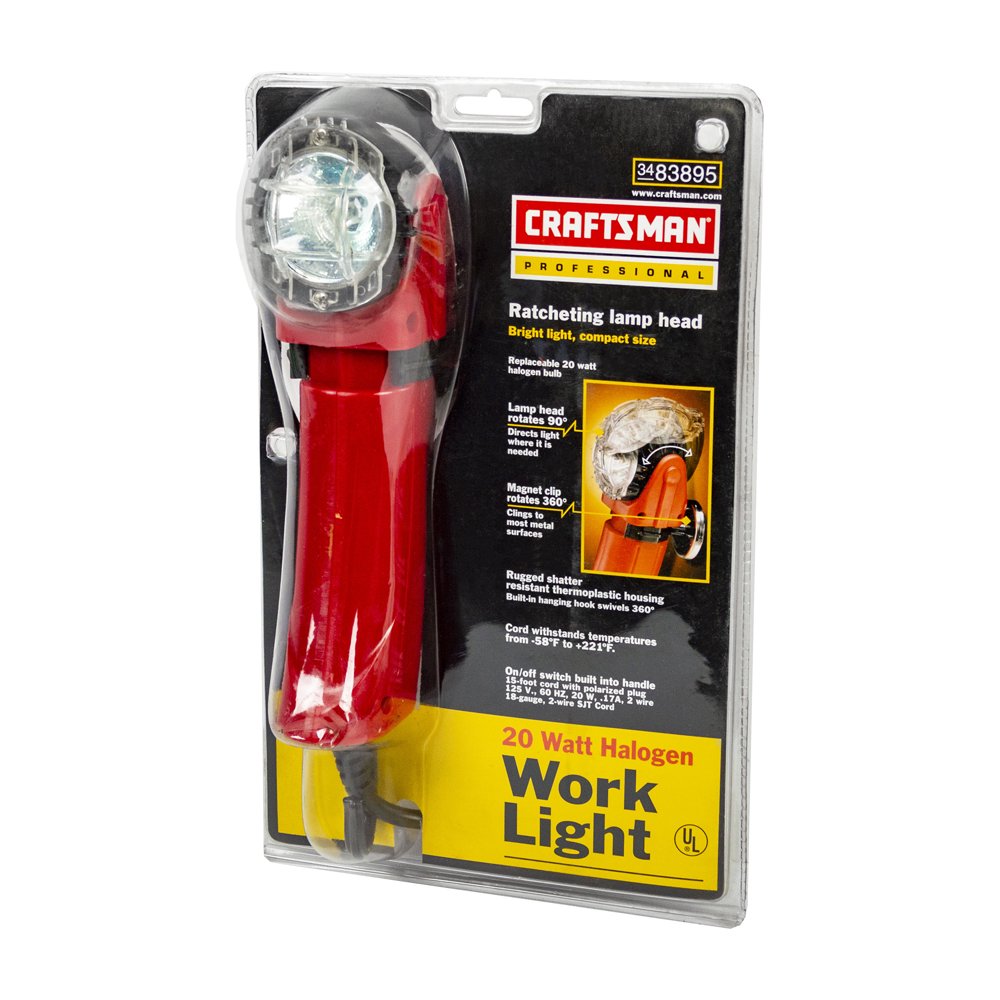 Craftsman Professional 20 Watt Halogen Work Light