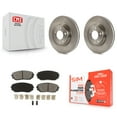 thumbnail image 1 of Transit Auto Front Disc Brake Rotors and Semi-Metallic Pads Kit for Car Ford Edge Lincoln MKX K8S-100156, 1 of 11