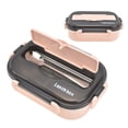 thumbnail image 4 of Bento Box, Sturdy Durable Lunch Box Safe  1000ml  Sealing Performance  For Travel For School For Picnic Pink, 4 of 8