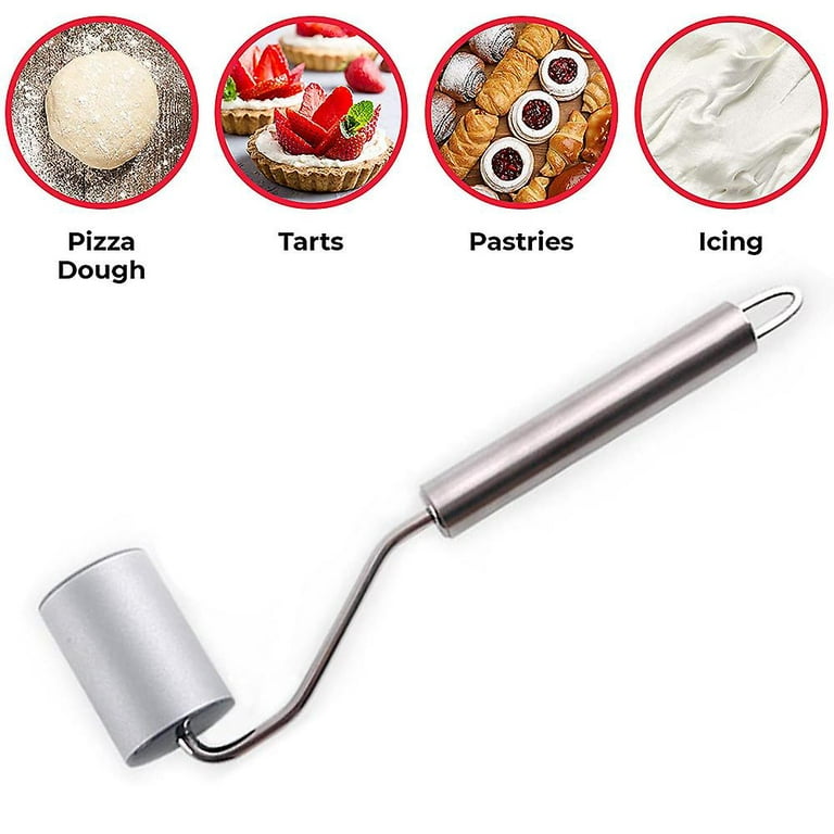 Zlion Stainless Steel Rolling Pin with Thickness Rings and Silicone Mat -  Stainless Steel and Corrosion-Resistant Adjustable rolling pin- Rolling  Pins