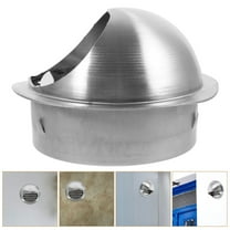 MLINS  Dryer Vent Hood Ducting Ventilation Covering Louvered Silver
