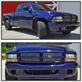 thumbnail image 2 of Spec-D Tuning Black Headlights Compatible with 1997-2004 Dodge Dakota, 1998-2003 Dodge Durango, L+R Pair 1PC Style Headlamps Assembly, 2 of 6