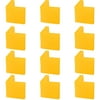 12 Pcs Yellow Plastic Angle Iron Foot L Shape Edge Leg Protector 50 x 50mm