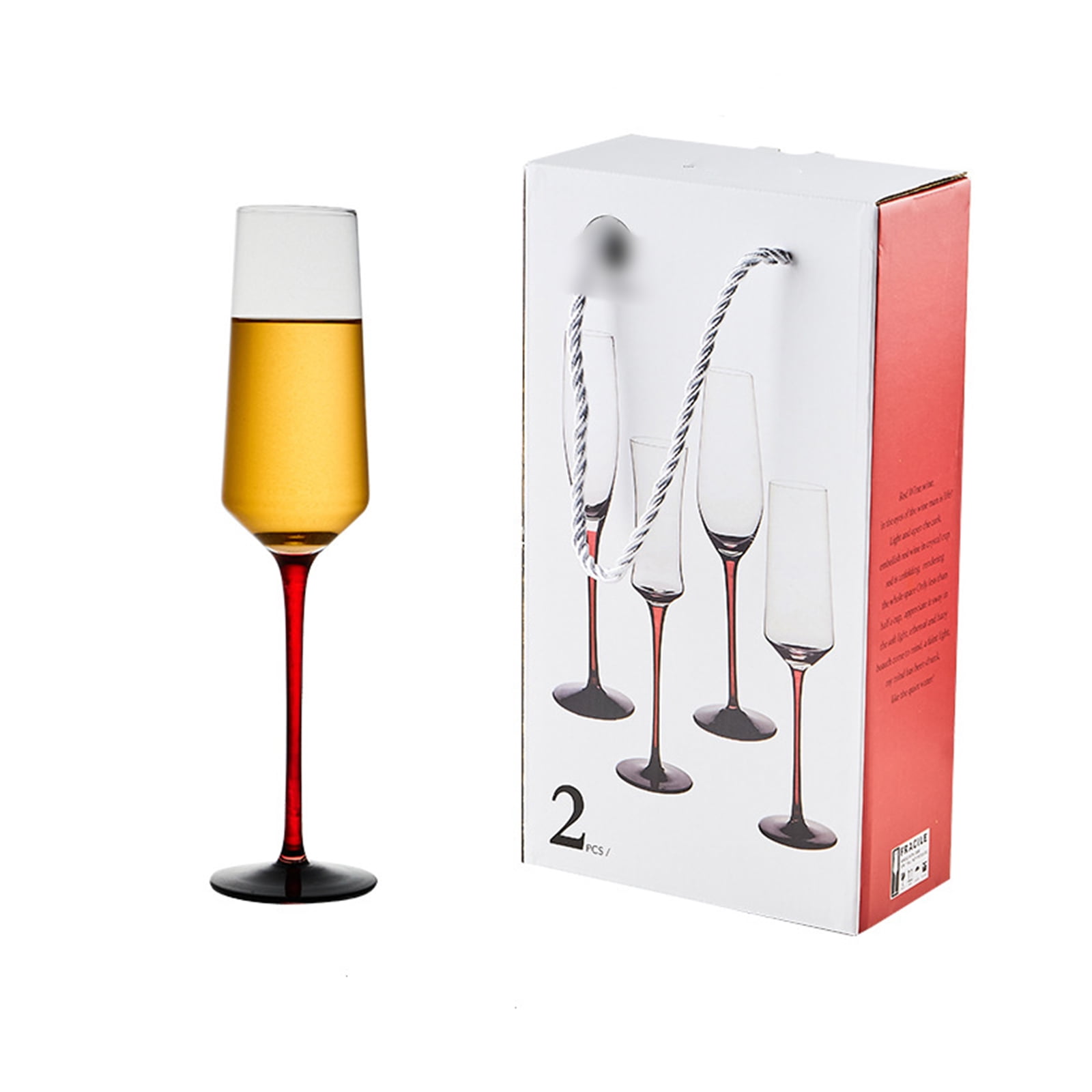 2 High-end White Wine Glasses Gift Box Packaging Goblet Family Gathering  Red Wine Cup Gifts To Friends - Wine Glass - AliExpress