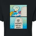 thumbnail image 3 of SpongeBob SquarePants - Squidward Hopes and Dreams - Juniors Cropped Cotton Blend T-Shirt, 3 of 6