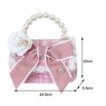 thumbnail image 3 of Bolsos Para Niños Bolsa Arco flor niños perla mango cadenas niñas bandolera para regalo (rosa) Tmvgtek Para Estrenar, 3 of 9