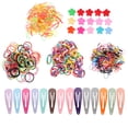 thumbnail image 1 of Shisuyan 1 Set Kids Hair Accessory Kit Girls Lovely Hair Clips Hair Rope Hair Claws, 1 of 8