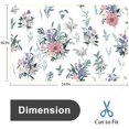 thumbnail image 2 of Trendy Bright Floral Pattern in The Bath Rugs 16x24 Inch Non Slip Bath Mat Quick Dry Absorbent Thin Bath Rug Fit Under Door Washable Bath Floor Rugs for Bathroom Bathtub Shower Sink,Multi 8, 2 of 6
