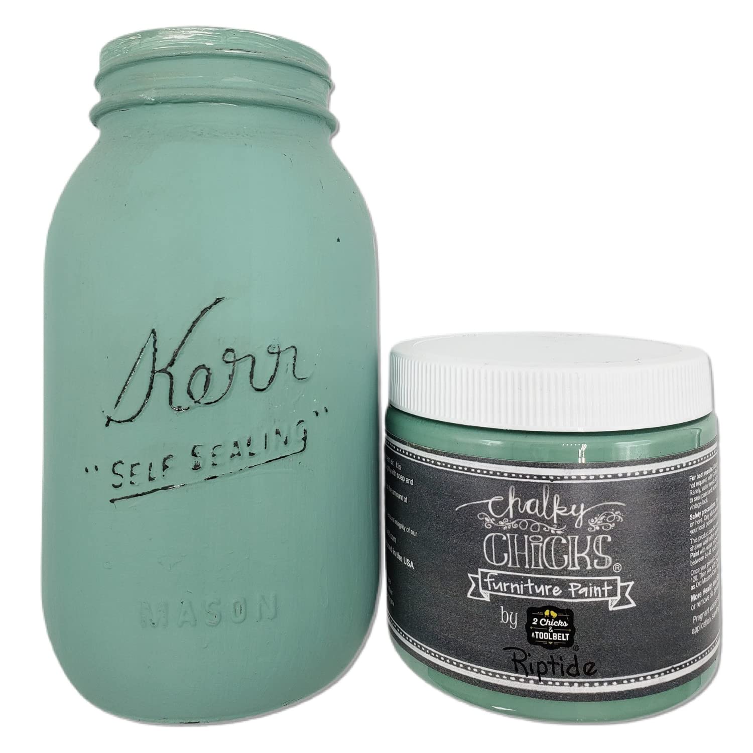 Chalky Chicks Matte Chalk Furniture Paint for Wood, Glass, Fabric