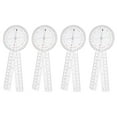 thumbnail image 1 of WASHWEPE 4pcs Angle Ruler Precision Goniometer Protractor For Woodworking Architectural Design And Drawing Measurements, 1 of 8