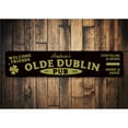 thumbnail image 1 of Olde Dublin Irish Pub Novelty Decor, Metal Wall Sign - 4x18 Inches, 1 of 4