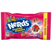 NERDS Gummy Clusters, Candy, Rainbow, Crunchy and Gummy, 3 oz