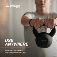 thumbnail image 5 of WeCare Fitness, 15lb Kettlebell with Smooth Covering, Single, 5 of 9