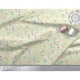 thumbnail image 2 of Soimoi Rayon Crepe Fabric Bird Artistic Printed Craft Fabric by The Yard 46 Inch Wide, 2 of 3