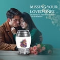 thumbnail image 4 of SABURIAL Tiger Urn - Small Funeral Urn For Women Ash - Large Cremation Urns - Combo Of 10 Inch & 3 Inch - Keepsake Urns For Ashes Adult Male, 4 of 7