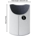 thumbnail image 2 of Under Desk Heater with Digital Display & Soft Skin-Friendly Fleece,5-Second Quick Heating,8 Speed Adjustment,360° Fully Enclosed Heating,Portable Folding Electric Leg & Foot Warmer for Office, 2 of 8