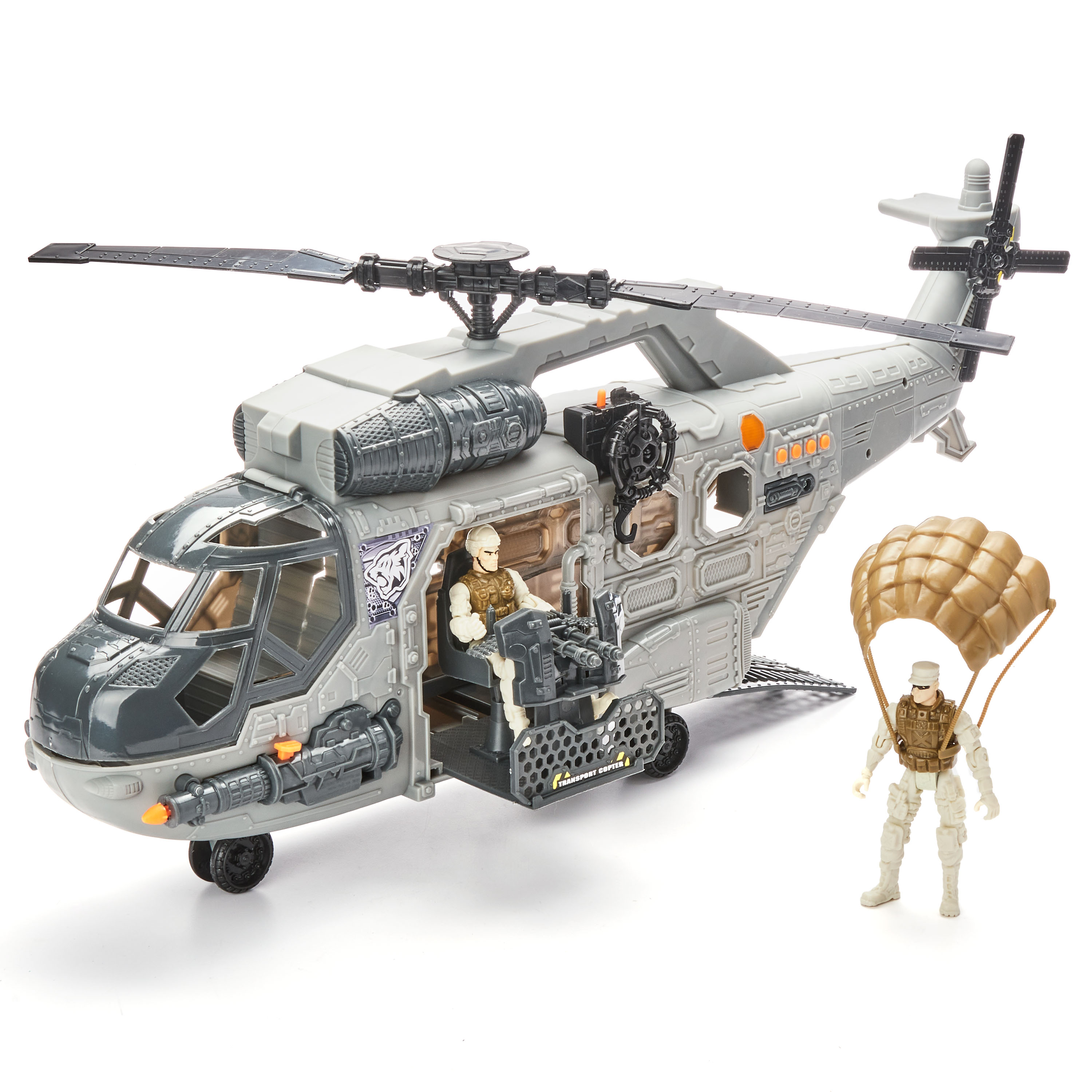 Kid Connection Military Giant Copter Play Set, 57 Pieces - image 3 of 5
