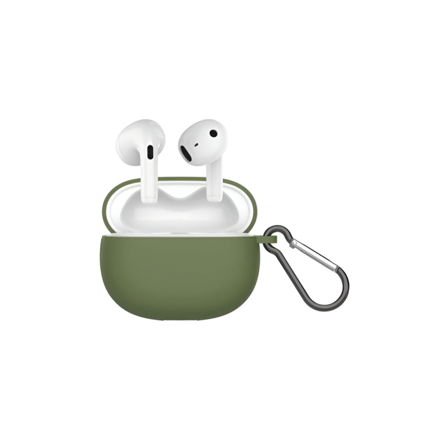 Audífonos Argomtech Skeipods E55 Inalámbricos Control Táctil Color Verde