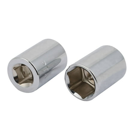 1 2 inch square drive 13 16 inch 6 point impact socket silver tone 2pcs 1 2 inch square drive 13 16 inch 6 point impact socket silver tone 2pcs
