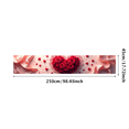 thumbnail image 1 of Valentine's Day Heart Love Backdrop Banner Romantic Flower Design Wedding Photo Props Party Decorations Background Event Display, 1 of 4