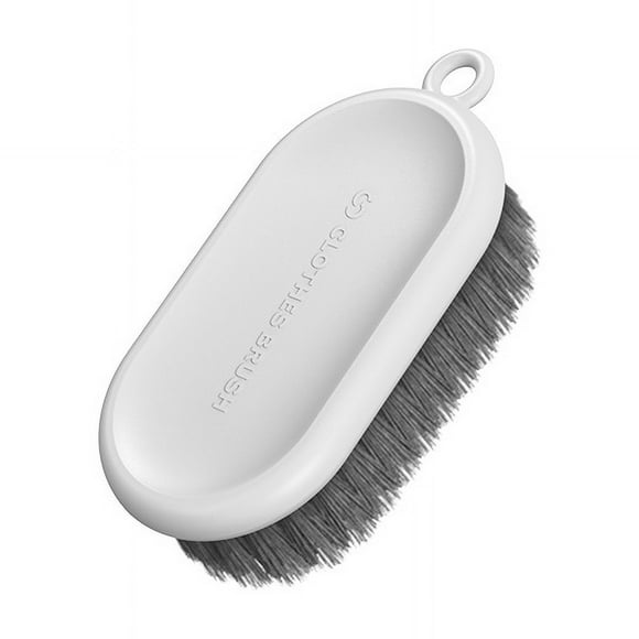 Soft-bristled laundry brush Multi-functional shoe brush Special brush for washing clothes Hangable cleaning brush (moonlight white)
