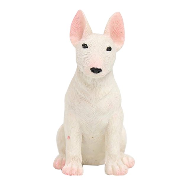 Figuras en Miniatura de Perros, Juguetes de Resina Pequeños, Manualidades para Perros para Decoración de de Escritorio de Estatuil Bull Terrier Baoblaze Figuras hechas a mano de los perros de la resina