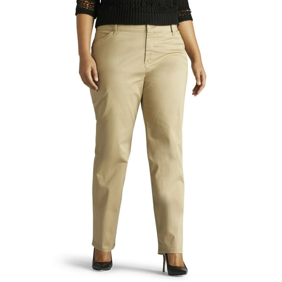 Lee Women's Plus Relaxed Fit Straight Leg Pants