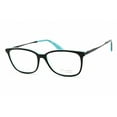 thumbnail image 3 of Emozioni 4044 Full Rim Rectangular Black Turquoise Palladium Eyeglasses, 3 of 5