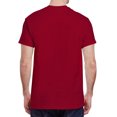 thumbnail image 3 of Jnriver Men's Short Sleeve Lightweight Heavy Cotton T-Shirt Regular-Fit Crewneck Tee for Casual Wear Gym Workout Summer Outfit - Antique Cherry Rd - XL, 3 of 3
