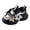 Black, variant on Lixiuxyad Girls' Lightweight Foam Sole Sneakers For Kids Cushioned Arch Support Casual Running Shoes For Girls（12M 6Y） Strap Athletic Shoes Sizes 6(Toddler 12-18 Months)