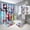 Style four, variant on Waterproof Superhero Print Shower Curtain Set, Bathroom Decor with Toilet Lid & U-Shaped Mat