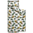 thumbnail image 2 of Tractor and Leaves White Pattern Teens Toddler Nap Mat with Pillow, Sleeping Mat Bag for Preschool Daycare 59"x22", 2 of 6